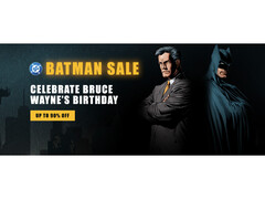 L&#039;immagine di copertina della vendita di Warner Bros. e DC Batman su Steam raffigura Bruce Wayne e Batman (Fonte immagine: Steam)