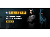 L'immagine di copertina della vendita di Warner Bros. e DC Batman su Steam raffigura Bruce Wayne e Batman (Fonte immagine: Steam)