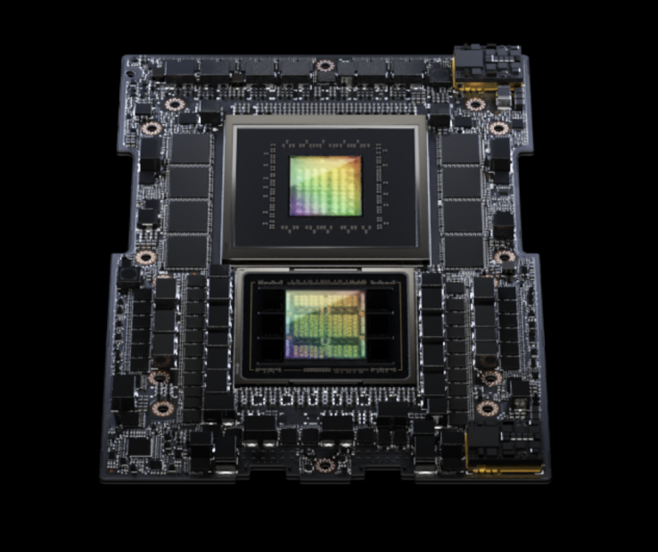 Nvidia Grace Hopper GH200 in configurazione singola. (Fonte: Nvidia)