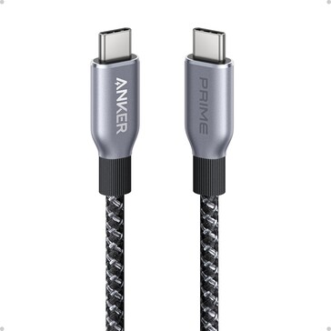 Il cavo Anker Prime da USB-C a USB-C (240W, intrecciato in modo riciclato). (Fonte: Anker)