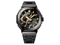 Il Casio G-SHOCK GMC-B2100ZE-1A con accenti neri e oro. (Fonte: Casio)