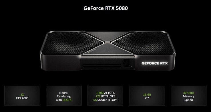 Nvidia GeForce RTX 5080 (Fonte: Nvidia)