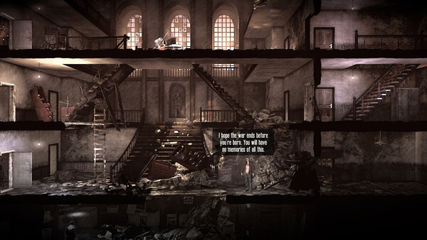 Meno impressionante dal punto di vista grafico, ma comunque una porta completa per console. This War of Mine è un'esperienza che fa riflettere (Fonte: Steam)