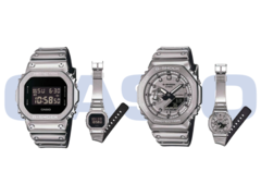 I disegni trapelati di Casio GM-2100YM-8A e GM-5600YM-8. (Fonte: Grande Mondo G-Shock)