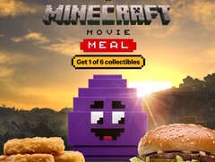 McDonald&#039;s regalerà uno dei sei collezionabili digitali Minecraft con l&#039;acquisto di un Minecraft Movie Meal. (Fonte: McDonald&#039;s)