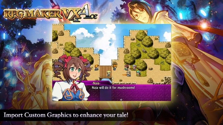 RPG Maker VX Ace consente inoltre agli utenti di importare la propria grafica durante la progettazione del gioco. (Fonte: Steam)