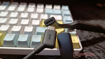 Connessione USB-C sugli occhiali (Fonte: Notebookcheck)