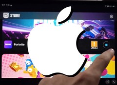 Uno YouTuber ha installato Fortnite su un iPad al di fuori dell&#039;UE, nonostante gli sforzi di Apple. (Fonte immagine: Saunders Tech on X / Apple - modificato)