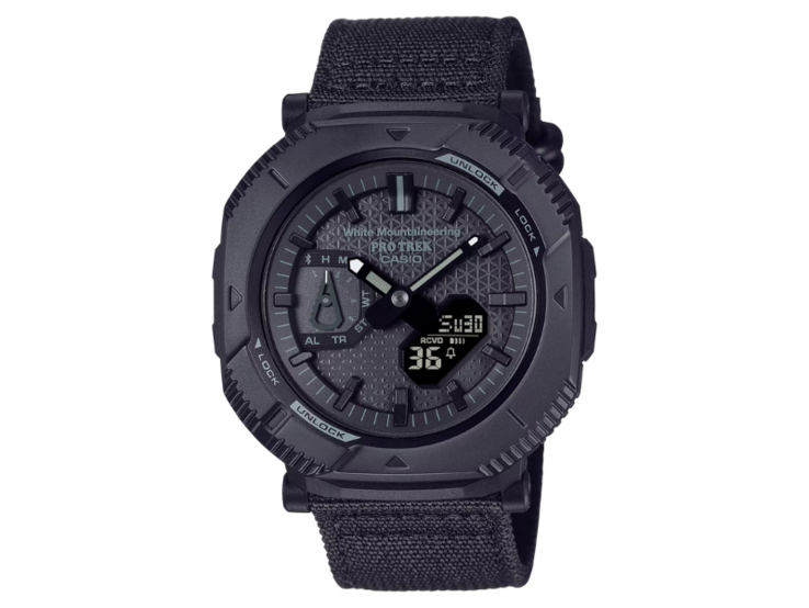 Il Casio Pro Trek x White Mountaineering PRJ-B001WM-1 è ora disponibile in Europa. (Fonte: Casio)