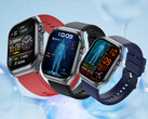 Lo smartwatch Rollme X3 è disponibile nei colori nero, blu e rosso (fonte: Rollme)