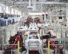 Tesla Giga Shanghai sospende la produzione del Modello Y per installare gli aggiornamenti (Fonte: Tesla su Weibo)