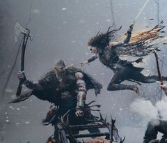 Kratos respinge una Freya addolorata e infuriata in God of War Ragnarok. (Fonte immagine: PlayStation)