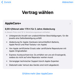 AppleCare+ è disponibile come opzione.