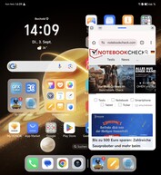 Homescreen con multitasking