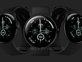 Si dice che la serie Pixel Watch 3 sarà disponibile nelle opzioni di colore nero, nocciola, argento e rosa. (Fonte: OnLeaks)