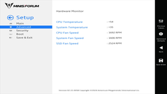 UEFI del Minisforum MS-A1