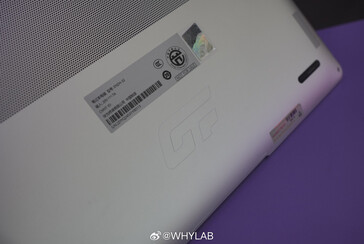 Logo GT sulla piastra inferiore (Fonte immagine: WHYLAB su Weibo)