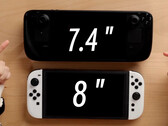 Lo Switch 2 potrebbe assomigliare a uno Switch OLED in scala, ma senza il display OLED. (Fonte: XNZ)