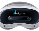 L'auricolare relax VR-3 di Relax VR utilizza due display 4K per immergere gli utenti in ambienti rilassanti. (Fonte: Relax VR)