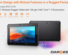 Darveen RTC-I116, tablet rugged Windows/Linux (fonte: Darveen)