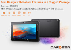 Darveen RTC-I116, tablet rugged Windows/Linux (fonte: Darveen)