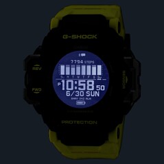 Il Casio G-Shock Rangeman GPRH1000RY-1A9 è l'unico orologio della linea con un contapassi. (Fonte: Casio)