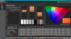 ColorChecker prima della calibrazione