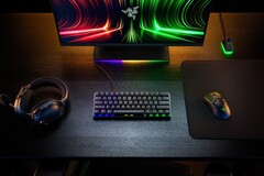 La Huntsman Mini Analog si basa sulla tastiera 60% che Razer ha presentato nel 2020. (Fonte: Razer)