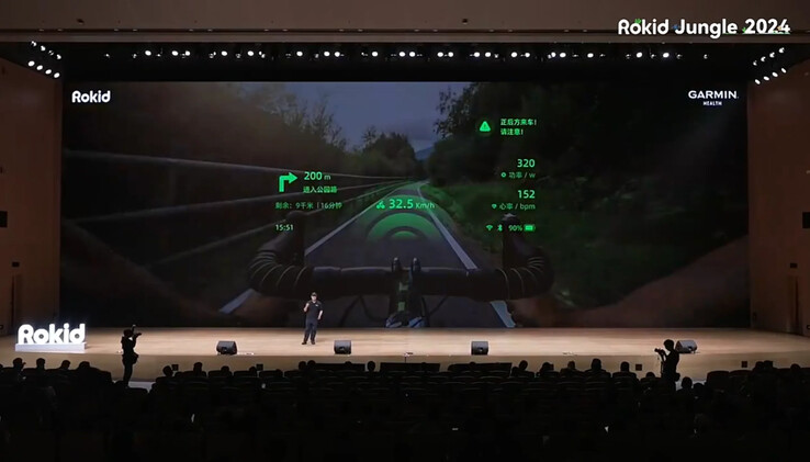 Rokid ha annunciato un'integrazione con Garmin. (Fonte immagine: u/AR_MR_XR via Reddit)