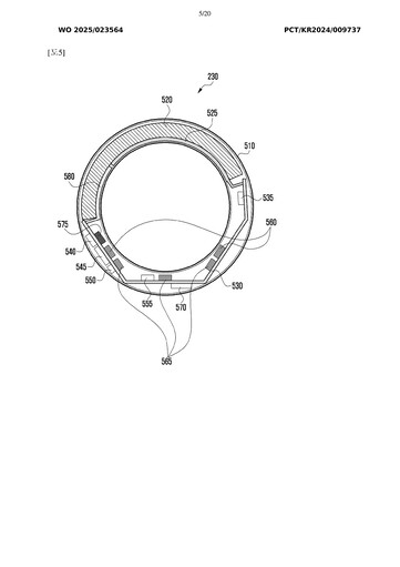 Immagine del brevetto, Samsung Ring (Fonte: Patentscope)