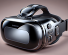 Un "mock-up dell'auricolare Samsung VR". Fonte: Notebookcheck via DALL-E 3 