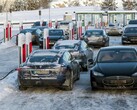 La Model Y RWD con celle LFP può ora caricarsi molto più velocemente in inverno (Fonte: Geir Olsen/Motor)