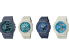 Da sinistra a destra, Casio GA-110AS-2AJF, GA-2100AS-5AJF, GA-2100AS-2AJF e GA-110AS-5AJF. (Fonte immagine: Great G-Shock World, Yahoo Japan)