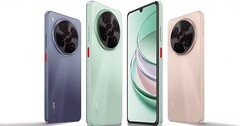 Il Nubia V70 Max sarà disponibile nei colori grigio, rosa e verde (Fonte: Revu.com.ph)