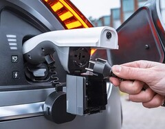 Un EV6 con V2L. I veicoli elettrici hanno mantenuto le case alimentate durante i blackout del ciclone Alfred in Australia (Fonte: Kia)