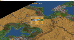 OpenTTD è un remake open-source di Transport Tycoon Deluxe. (Fonte immagine: OpenTTD)