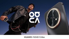 Huawei Nova 15 Max in versione nera