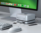 Il nuovo dock per Mac mini di Satechi adotta un design più pulito rispetto alla sua controparte RayCue. (Fonte: Satechi)