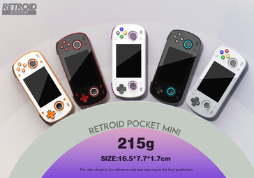 I nuovi colori di Retroid Pocket Mini. (Fonte: Retroid)