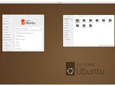 Tema desktop anniversario di Ubuntu 24.10 "Oracular Oriole" (fonte: Ubuntu)