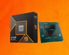 Le CPU client Zen 5 "Granite Ridge" presentano due CCD con fino a 8 core di lavoro ciascuno. (Fonte immagine: AMD, Lucas K su Unsplash, modifica)