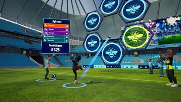 I giochi FavoriteSpace consentono ai tifosi di interagire tra loro e con le loro squadre. (Fonte: Manchester City)