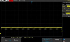 luminosità al 50%: 360 Hz PWM