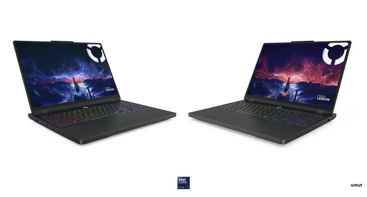 Legion Pro 5i Gen 10 e Legion Pro 5 Gen 10 da sinistra a destra. (Fonte: Lenovo)