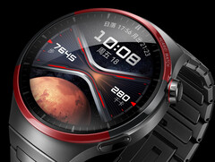 La serie Watch di Huawei tende ad essere il suo smartwatch più costoso, Watch 4 Pro Space Exploration edition nella foto. (Fonte: Huawei)