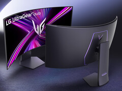 Tre dei nuovi monitor OLED da gioco UltraGear di LG arriveranno in Europa tra due mesi. (Fonte: LG)