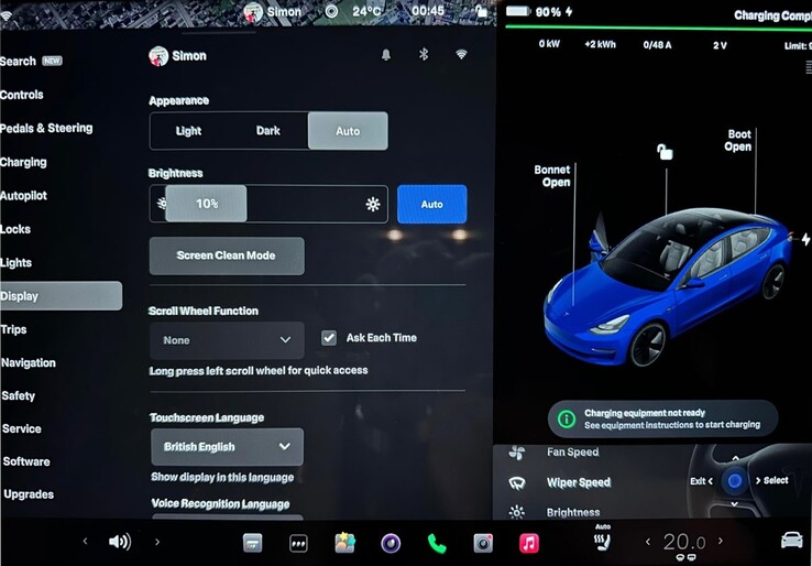 Tesla porta finalmente la gestione completa del tergicristallo al volante