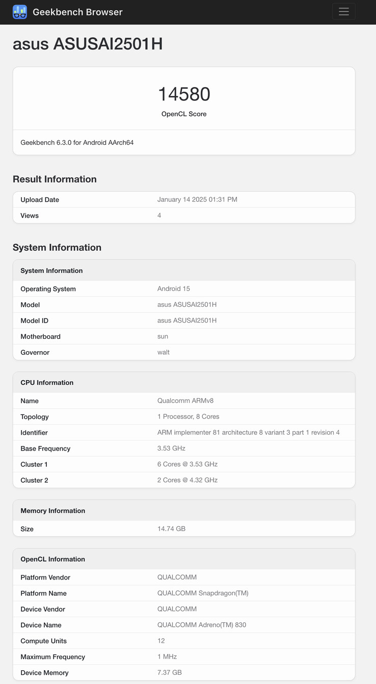 (Fonte: Geekbench)