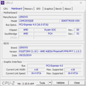 Scheda madre CPU-Z