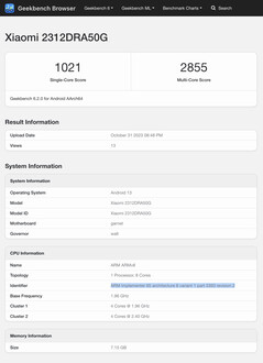 (Fonte: Geekbench)